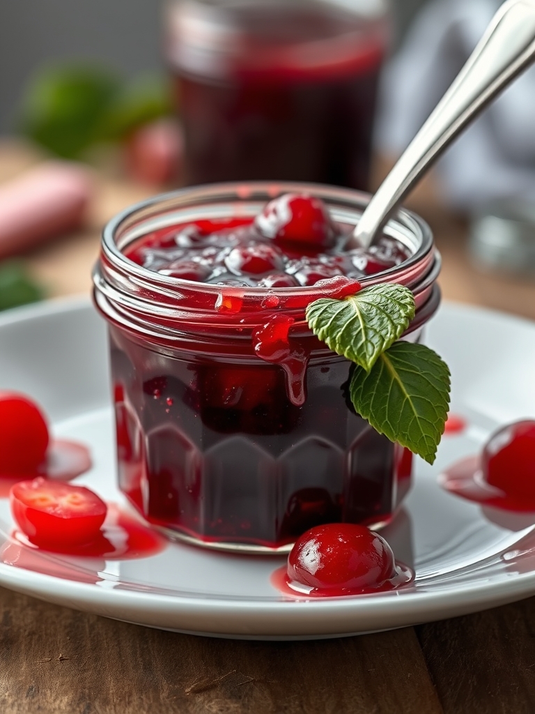 Cherry-Rhubarb Jam