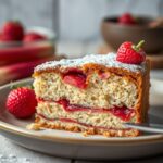 Classic Rhubarb Cake from Norway