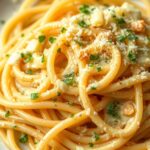 Creamy Garlic Parmesan Spaghetti Recipe