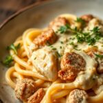 Creamy Pepper Jack Chicken & Sausage Pasta