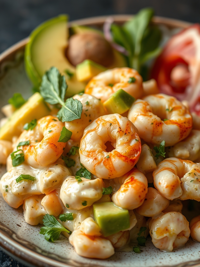 Creamy Shrimp and Avocado Salad