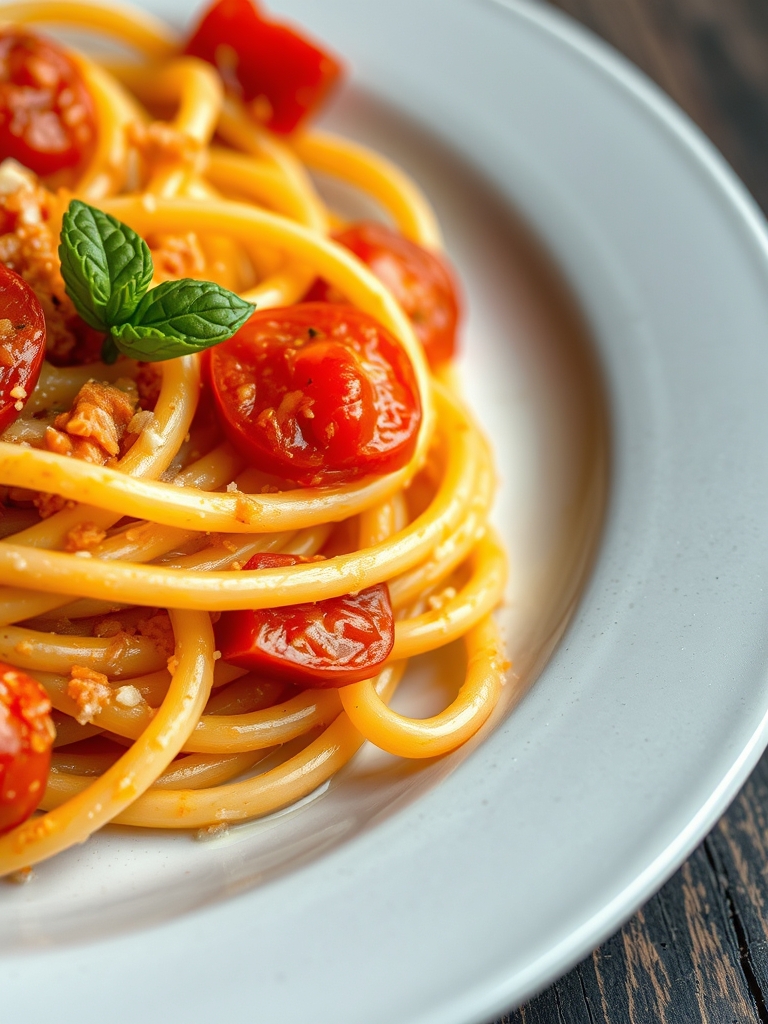 Creamy Tomato Garlic Pasta