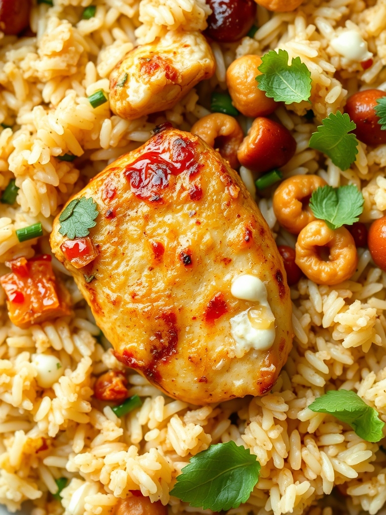 5-Step Dump-and-Bake Chicken Tzatziki Rice Recipe: Your Weeknight Savior! 3 Dump and Bake Chicken Tzatziki Rice Recipe ingredients