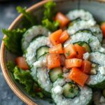 Easy California Roll Cucumber Salad