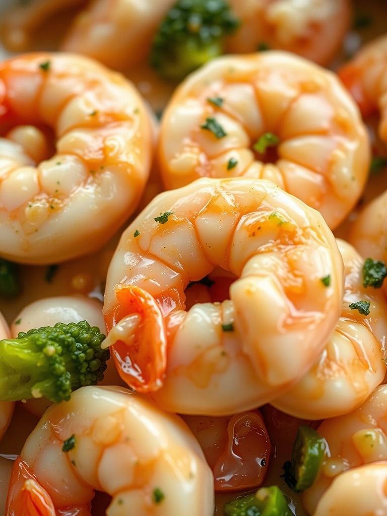 Easy Creamy Garlic Shrimp Ingredients