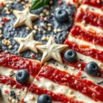 Easy July 4th Flag Patriotic Dessert Pizza Recipeingredients