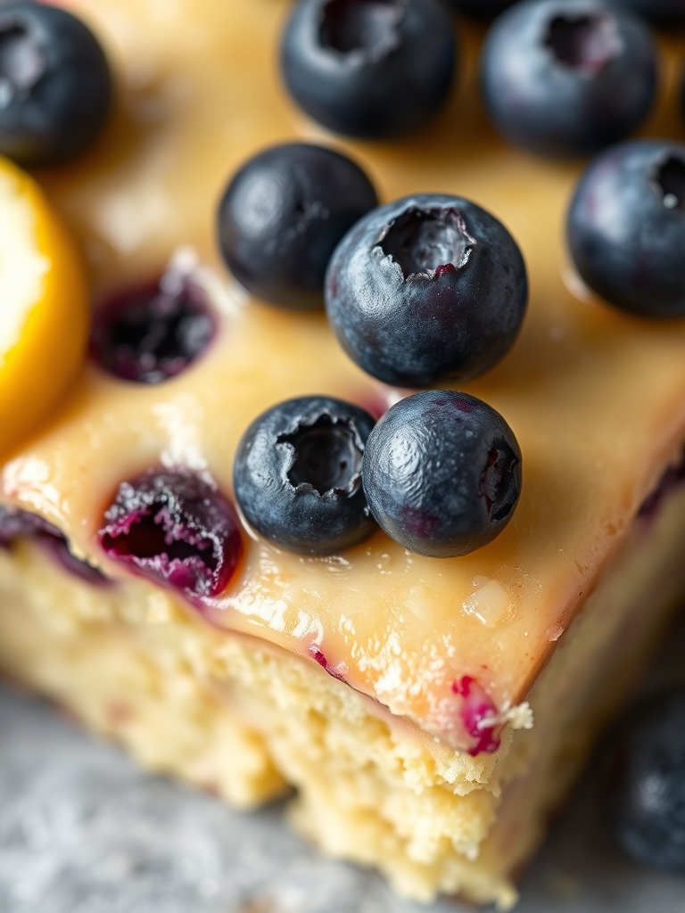 Easy Lemon Blueberry Sheet Cake Ingredients
