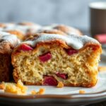 Easy Rhubarb Breakfast Cake