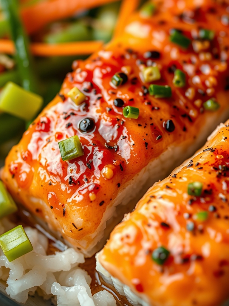 Easy Spicy Salmon Sushi Bake Ingredients