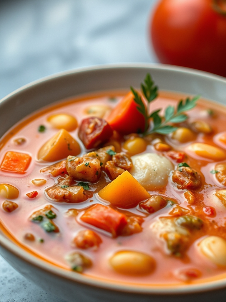 Easy Spring Minestrone Soup