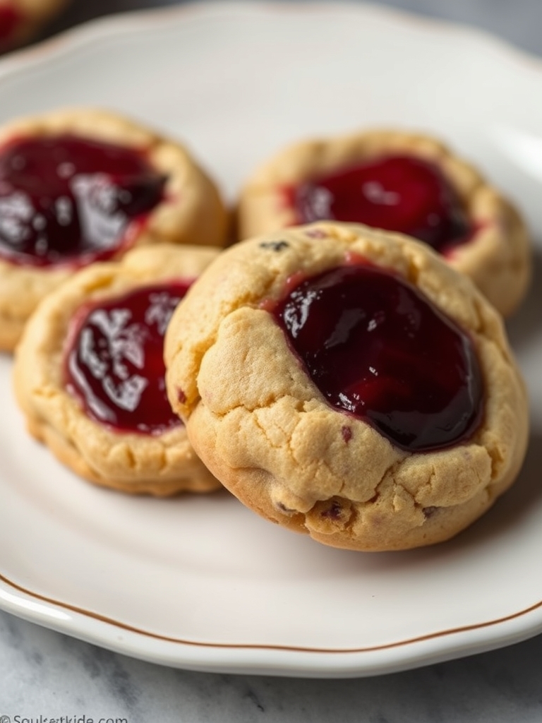Fruit Filled Thumbprint Cookies