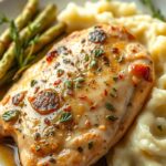 Garlic Herb Chicken with Creamy Mashed Potatoes