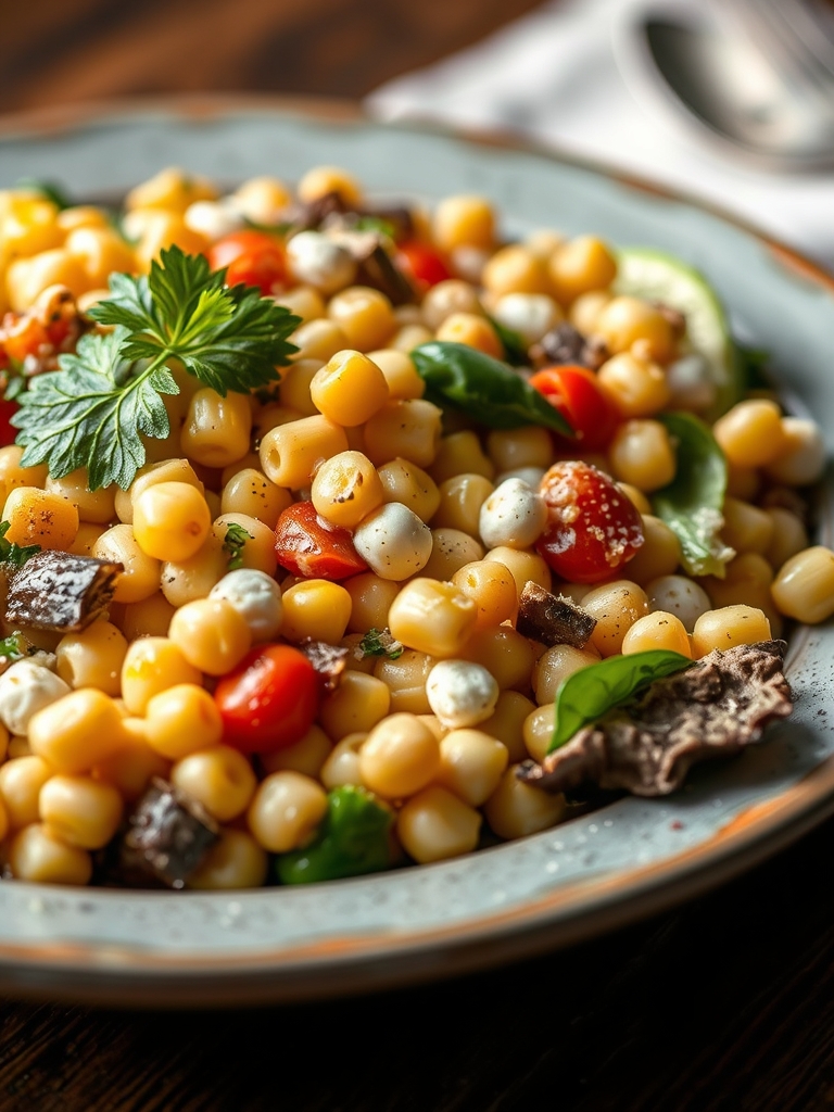 Healthy Street Corn Pasta Salad