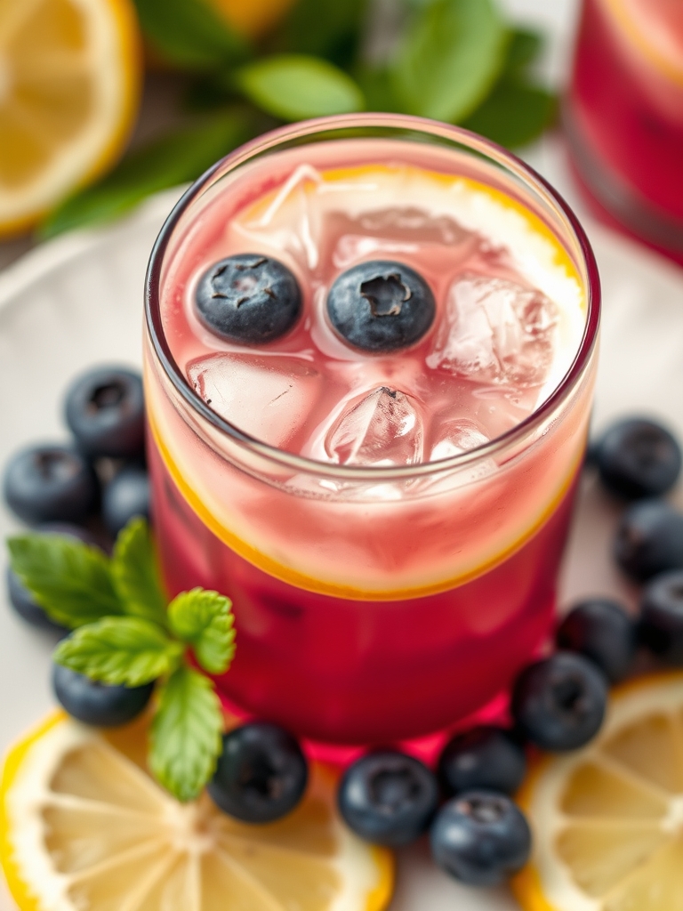 Homemade Blueberry Lemonade Recipe