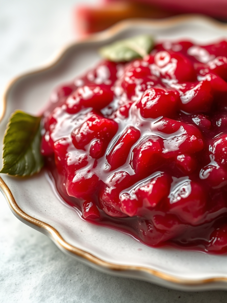 Homemade Raspberry Rhubarb Jam