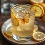 Honey Lemon Butterfly Fizz(Non-Alcoholic Spring Drink)