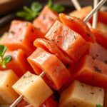 Italian Melon Prosciutto Skewers ingredients 2