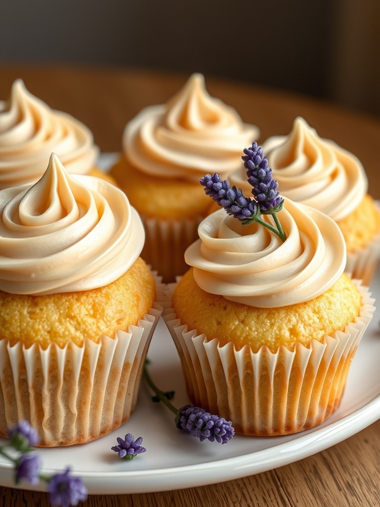 Lavender Honey Cupcakes