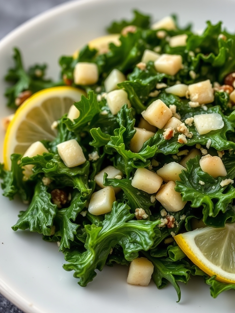 Lemon Parm Kale Salad