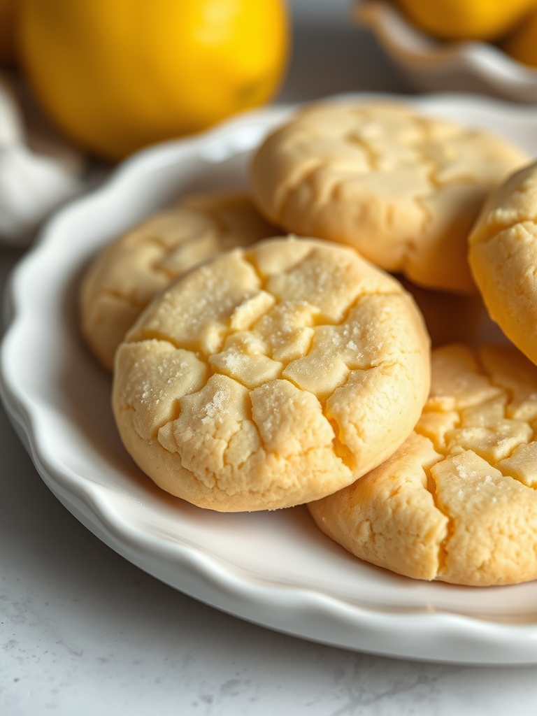 Lemon Sugar Cookies Recipe