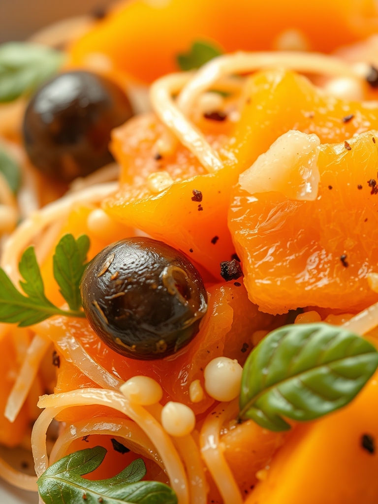 Mandarin Orange Salad Olive Mango ingredients 1