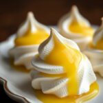 Mini Meringues with Lemon Curd