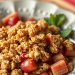 Old Fashioned Rhubarb Crisp