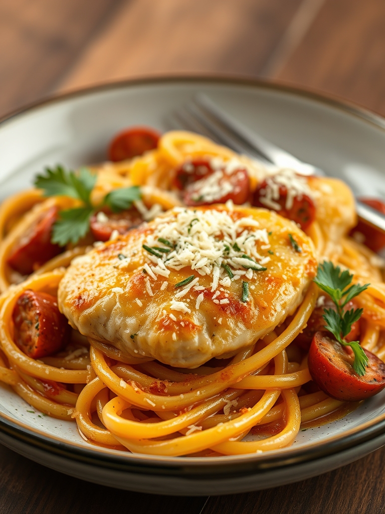 Parmesan Marry Me Chicken Pasta