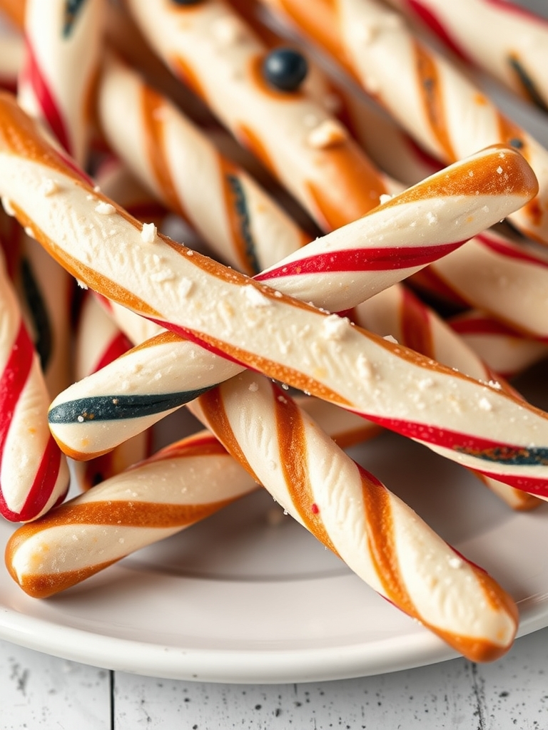 Patriotic Pretzel Rods
