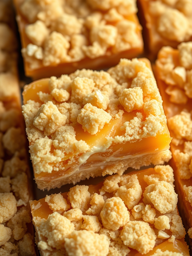 Peaches and Cream Crumble Bars ingredients 2