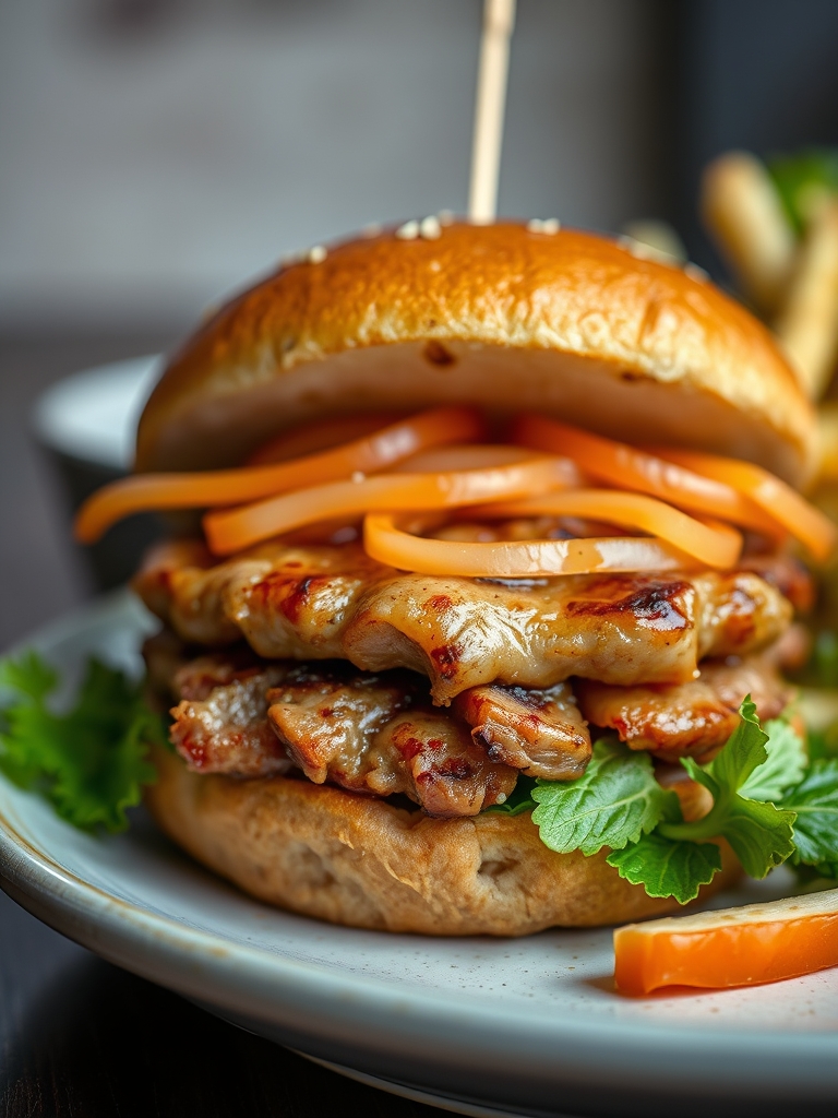 Pork Banh Mi Burger