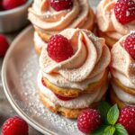 Raspberry Cream Napoleons