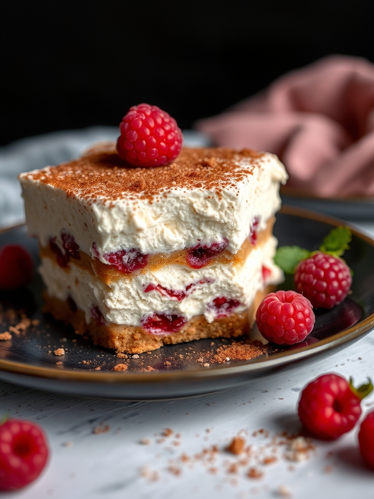 Raspberry Tiramisu