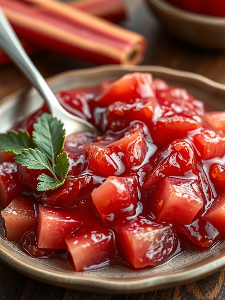 Welcome To SLOWCROCKPOT 3 Rhubarb Cinnamon Jam Recipe