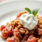 Rhubarb Crisp