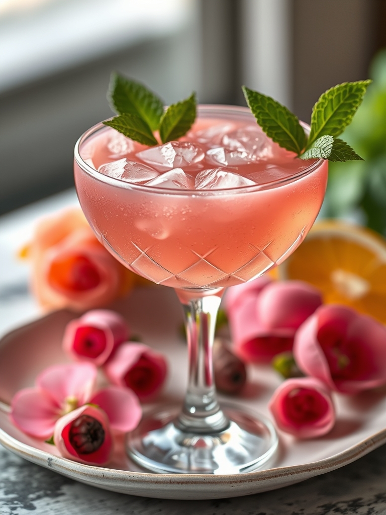 Welcome To SLOWCROCKPOT 1 Rose Garden Cocktail (Non-Alcoholic)