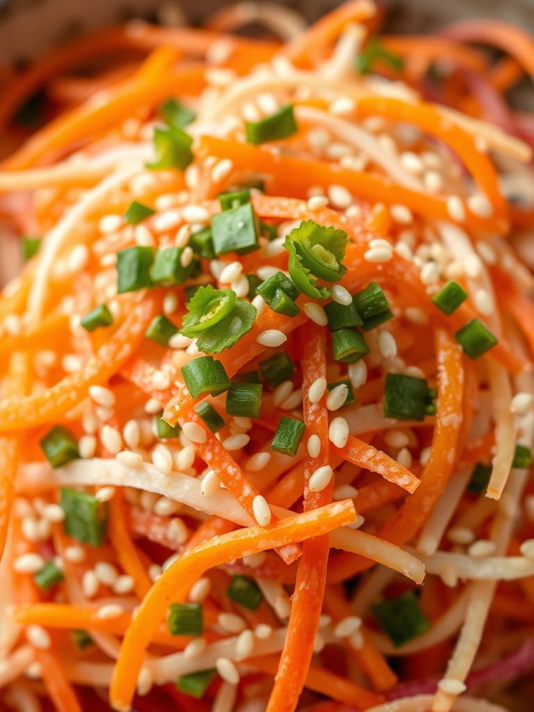 7 Reasons Shaved Rainbow Carrot Sesame Salad is Your Next Favorite Dish 3 Shaved Rainbow Carrot Sesame Salad Ingredients