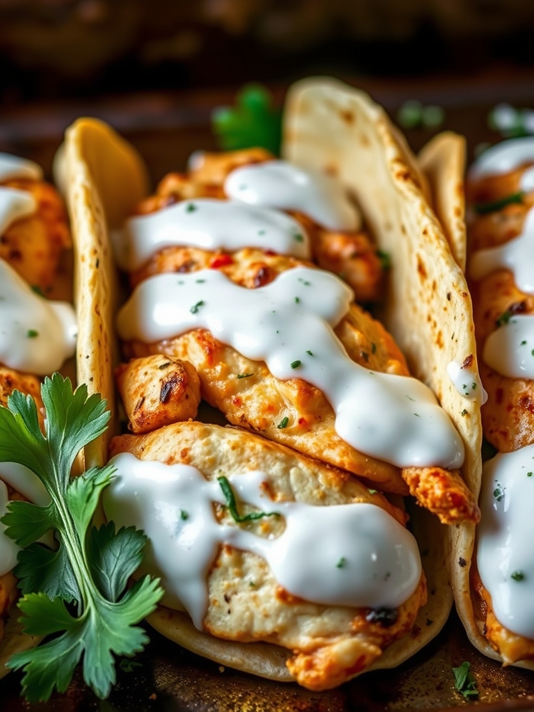 Sheet Pan Chicken Pitas with Herby Ranch Ingredients