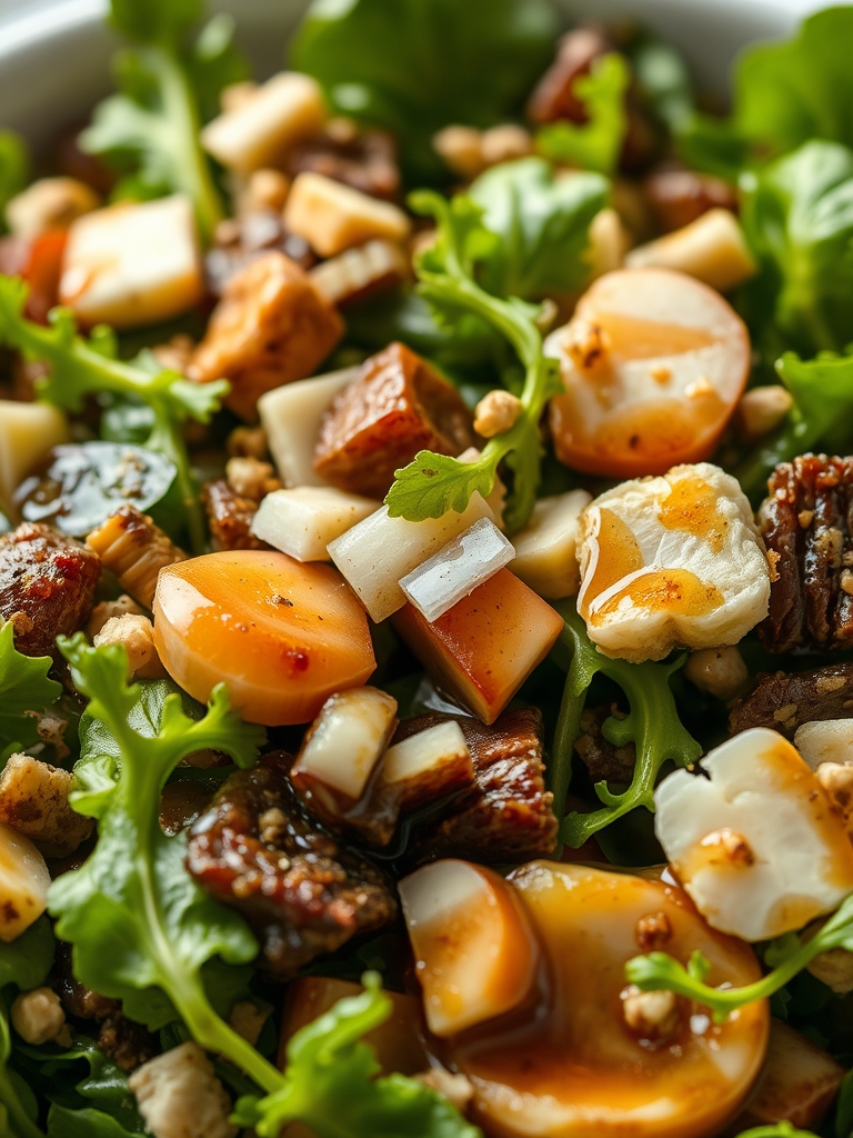 Spring Mix Salad with Balsamic Honey Dressing Ingredients