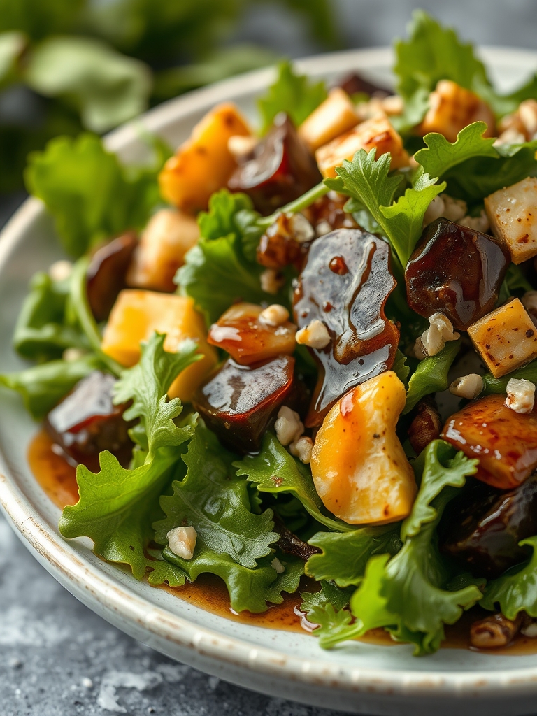 Spring Mix Salad with Balsamic Honey Dressing