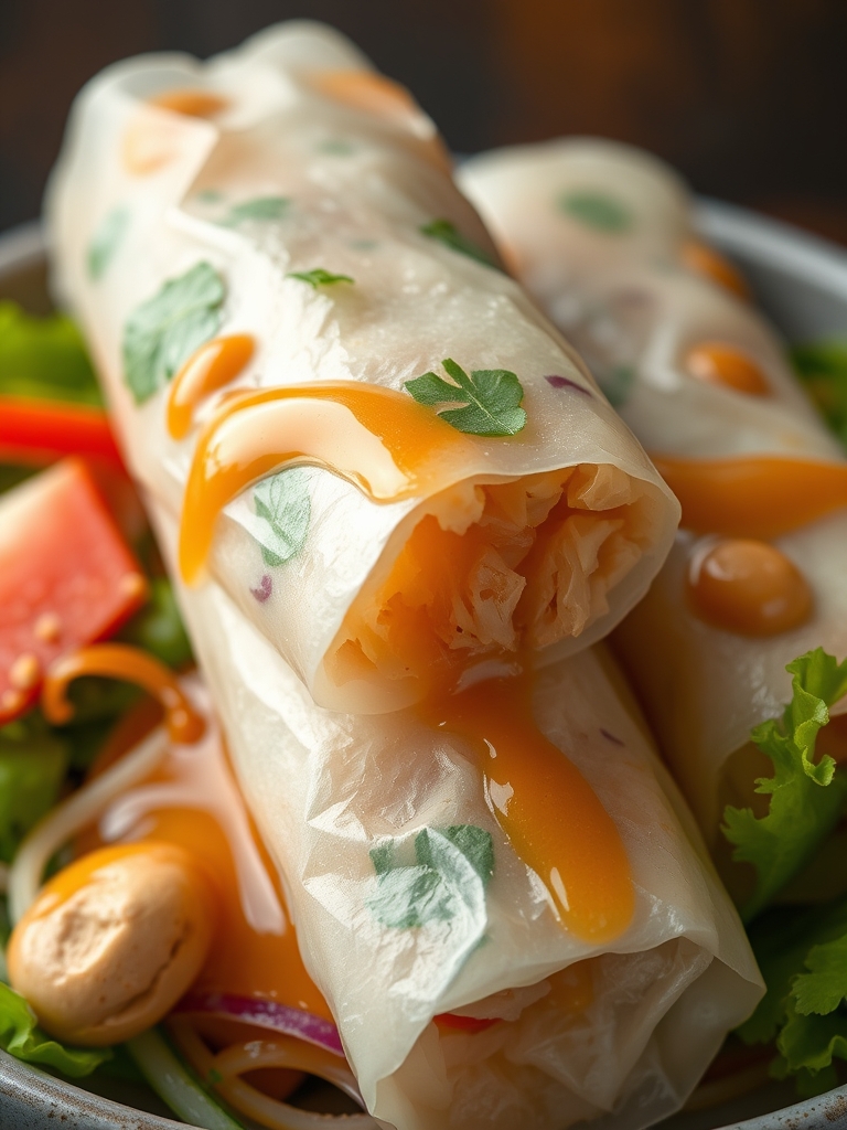 Spring Roll Salad Ingredients