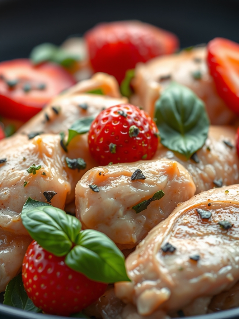 Strawberry Basil Chicken Ingredients