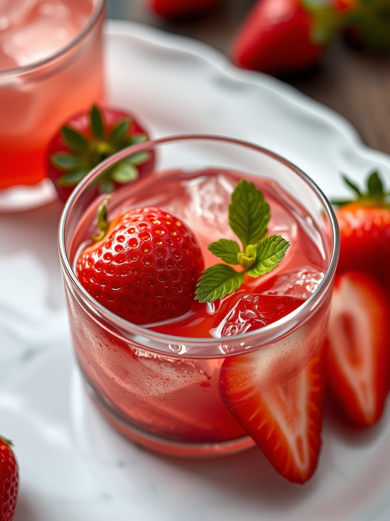 Strawberry Hugo Spritz Recipe