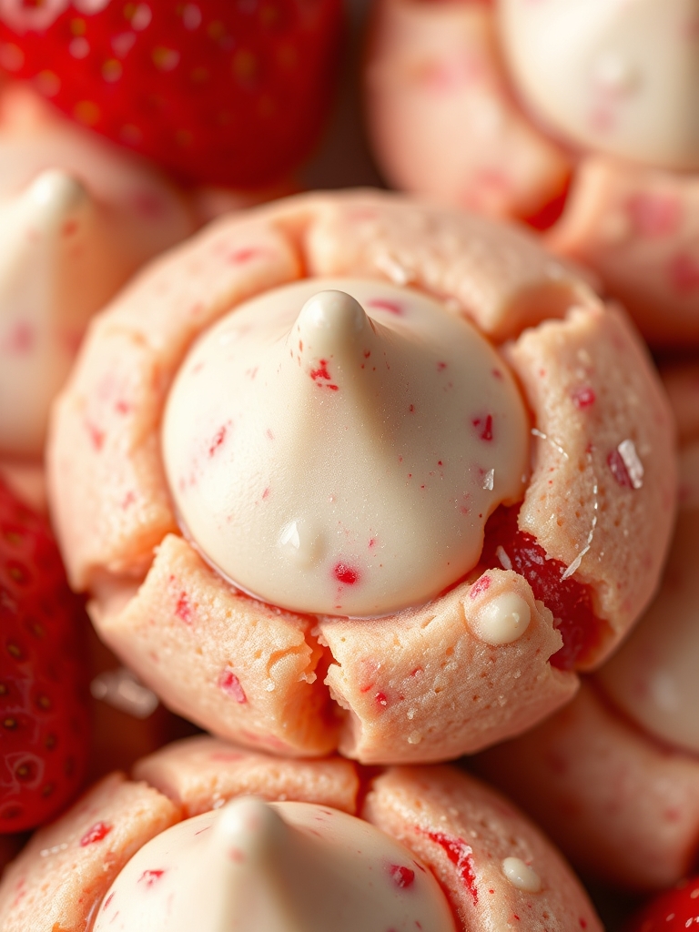 Strawberry Kiss Cookies ingredients