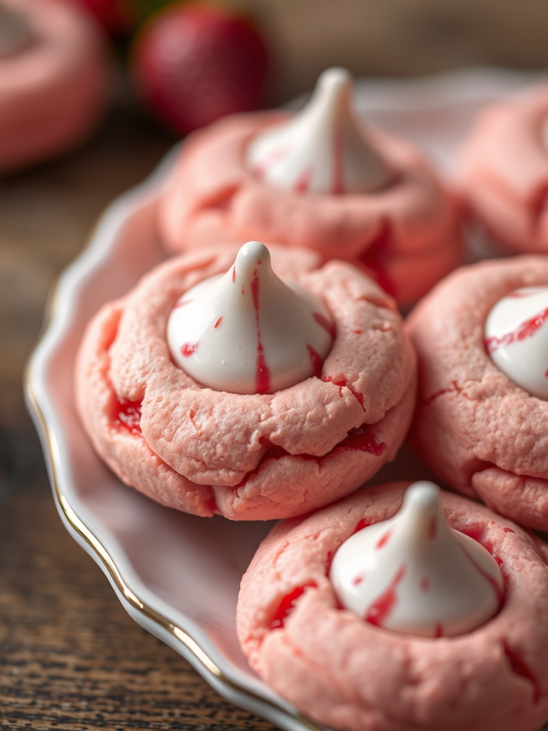 Strawberry Kiss Cookies