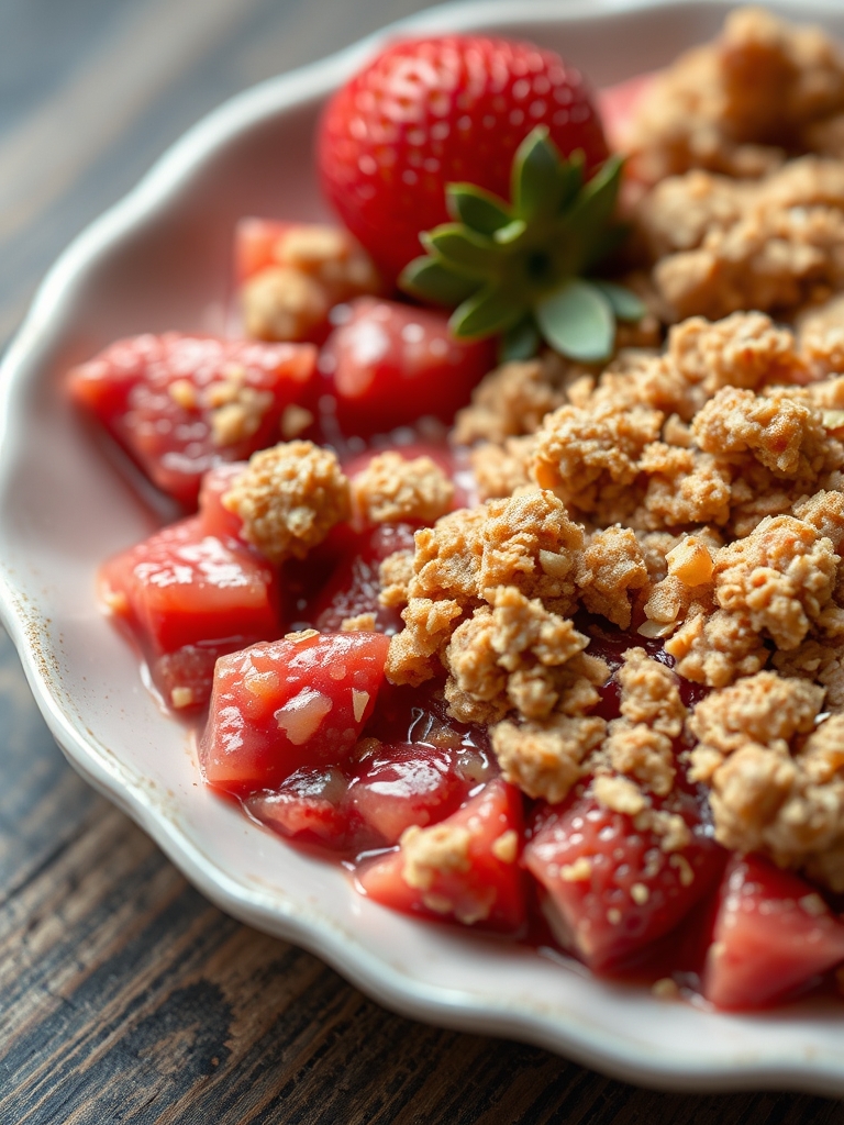 Welcome To SLOWCROCKPOT 3 Strawberry Rhubarb Crisp