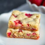 Strawberry Rhubarb Sugar Cookie Bars