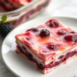 Summer Berry Jello Lasagna