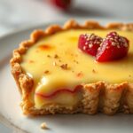 Sweet Rhubarb Custard Tart