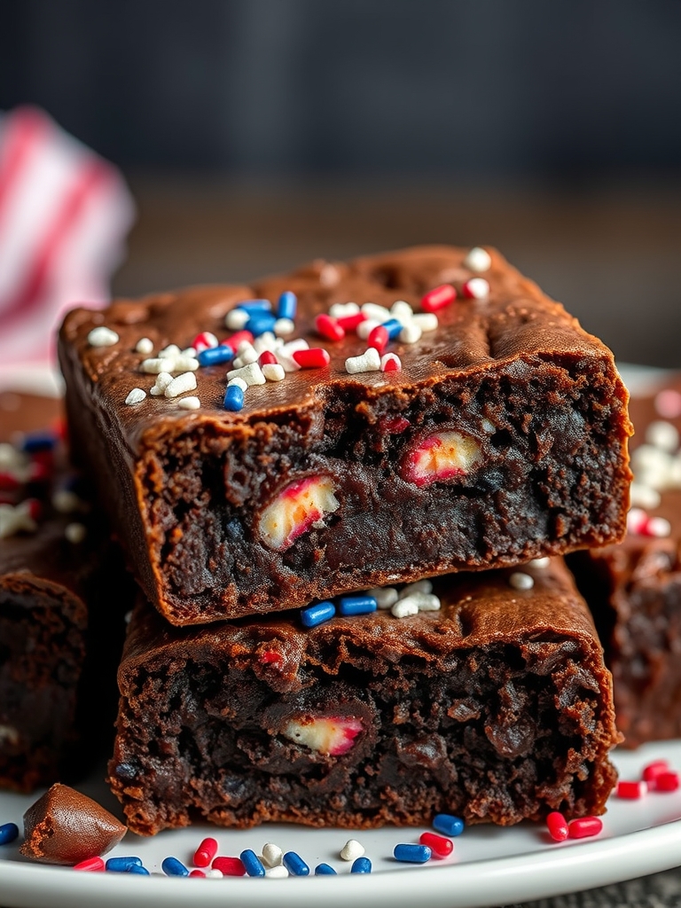 The Best 4th July Brownies EVER